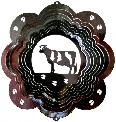 Windspinners Windspinners van RVS Holstein koe RVS  (DS16551)
